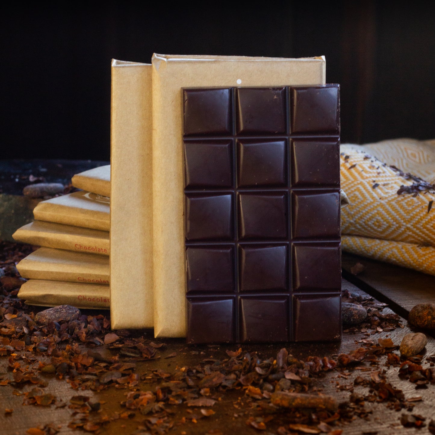 Barra de chocolate 70% cacau 80g