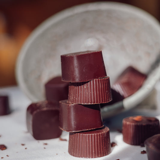 Bombom 56% cacau cremoso vegano
